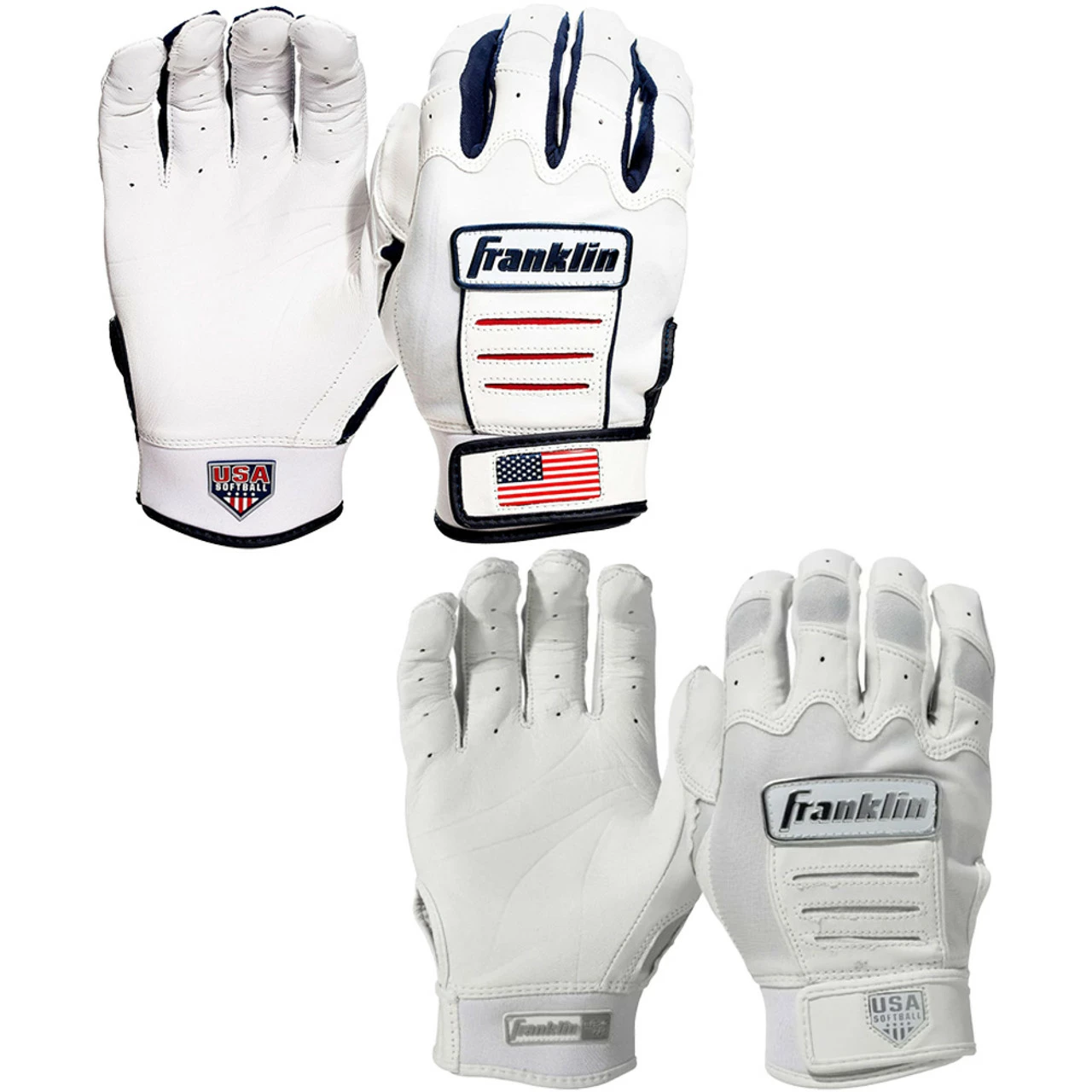 Franklin Sports Franklin CFX Pro USA Fastpitch Softball Batting Gloves 20710F1