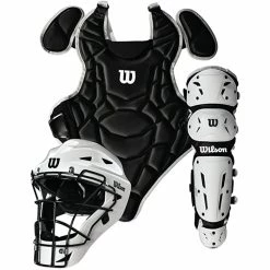 WILSON SPORTING GOODS Wilson EZ Gear 2.0 Youth Baseball Catcher’s Set Size L/XL: WB572020