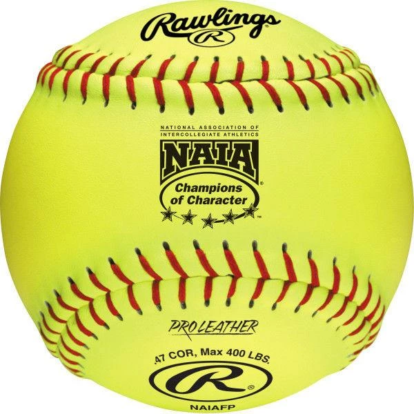 Rawlings NAIA 12 Inch Fastpitch Softball, COR: 47, Comp: 400 Lbs - One