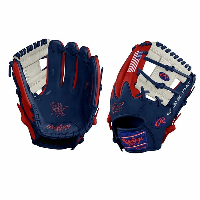 Rawlings H.O.H. Custom Gold Glove Club Model "United We Stand" 11.5 In