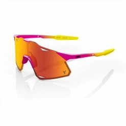 100% Speedlab 100% Hypercraft Fernando Tatis Jr. SE Baseball Sunglasses Pink/Yellow W/ HiPER Red Lens