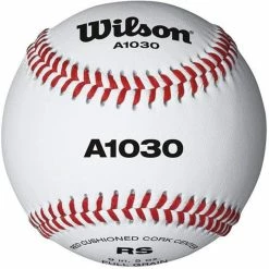WILSON SPORTING GOODS Wilson A1030B High School Practice Baseball Raised Seams (Dozen)
