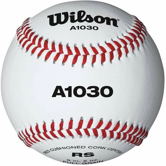 WILSON SPORTING GOODS Wilson A1030B High School Practice Baseball Raised Seams (Dozen)