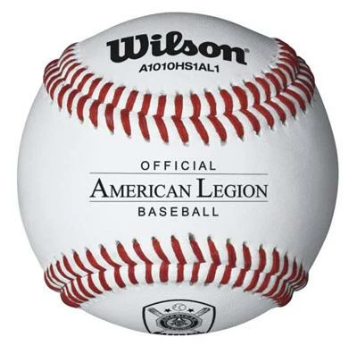WILSON SPORTING GOODS Wilson A1010 HS1 SST American Legion Stamp Baseballs (Dozen): A1010BHS