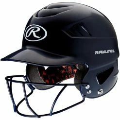 Rawlings Coolflo Batting Helmet With Baseball/Softball Mask: RCFHFG
