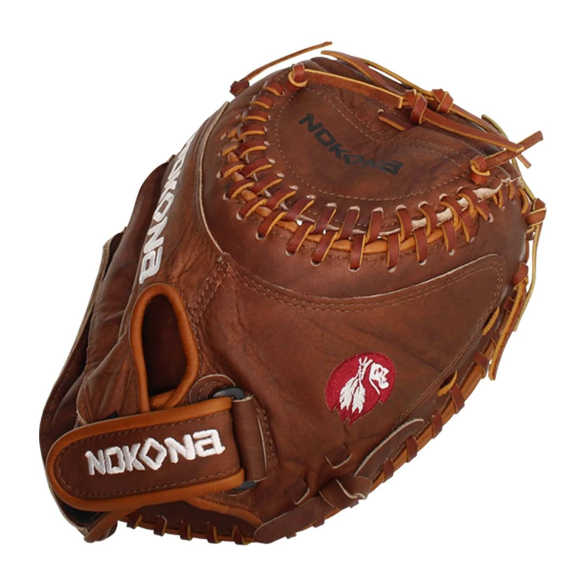 Nokona Walnut 32.5" Fastpitch Softball Catcher's Mitt - Image 3