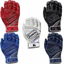 Franklin Sports Franklin Powerstrap Chrome Adult Baseball Batting Gloves