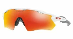 Oakley Radar EV Path Prizm Ruby/Polished White Baseball Sunglasses OO9208-7238