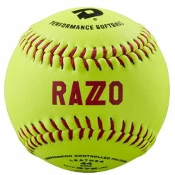 DeMarini Razzo 11” ASA Leather Slowpitch Softball 44-375 - One Dozen: