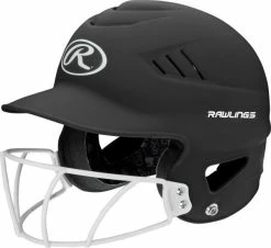 Rawlings Highlighter Fastpitch Helmet / Mask Matte: RCFHLFGM