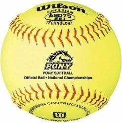 WILSON SPORTING GOODS Wilson Pony League Fastpitch Softball 12 Inch (Dozen): A9075BSST