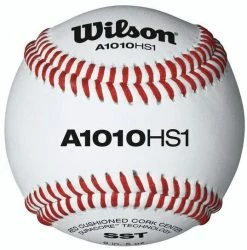 WILSON SPORTING GOODS Wilson A1010BHS1SST High School NFHS Baseball (Dozen): A1010BHS1SST