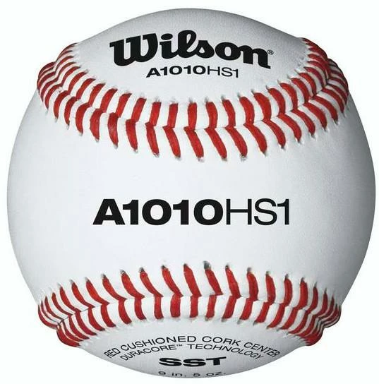 WILSON SPORTING GOODS Wilson A1010BHS1SST High School NFHS Baseball (Dozen): A1010BHS1SST
